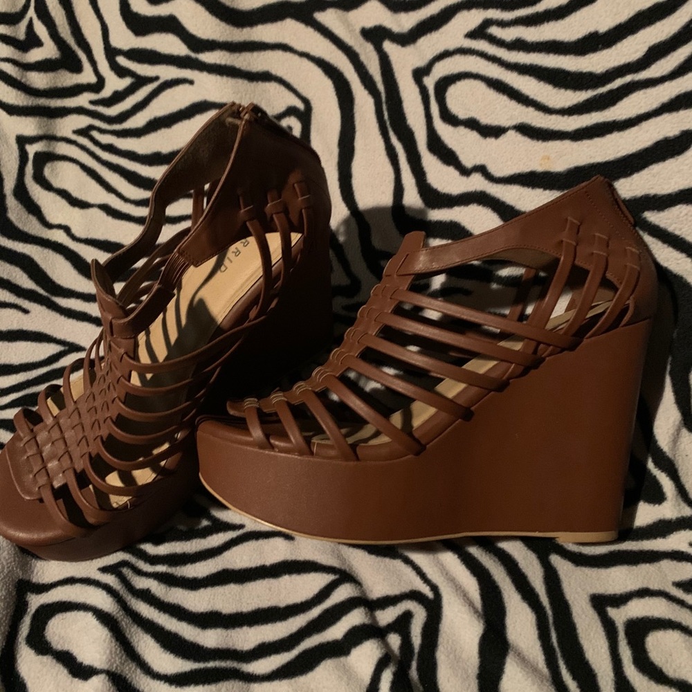 Torrid Woven Strap Wedges